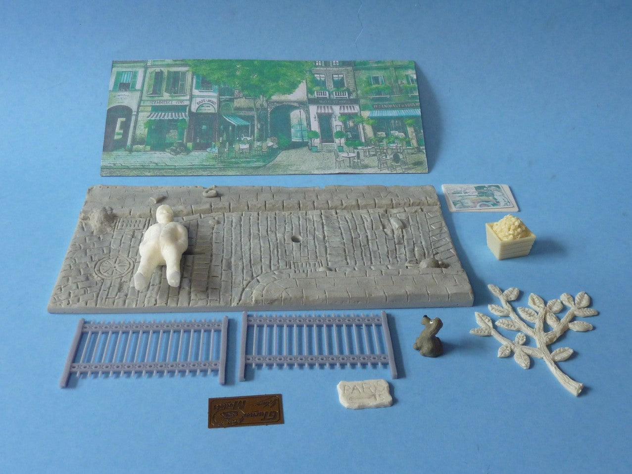 French Street Scene Diorama Kit (D-101)