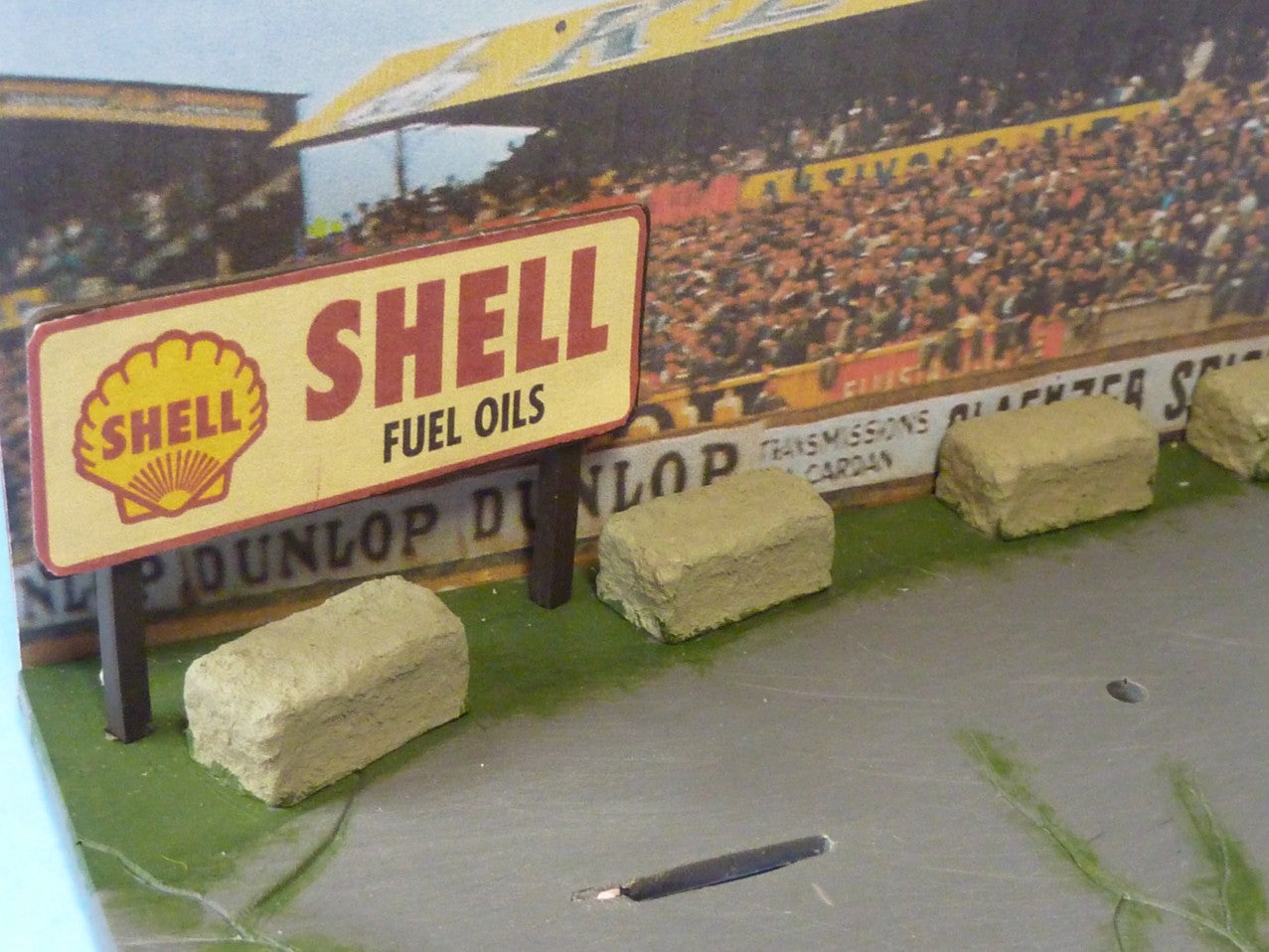 50s Grand Stand Scene Diorama Kit (D-401)