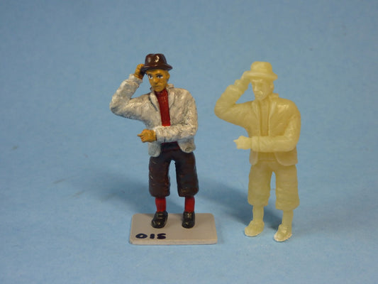 Man with Fedora, Pointing (FIG-1501)