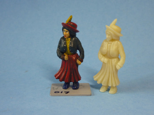 Woman with Feather in Hat (FIG-1701)