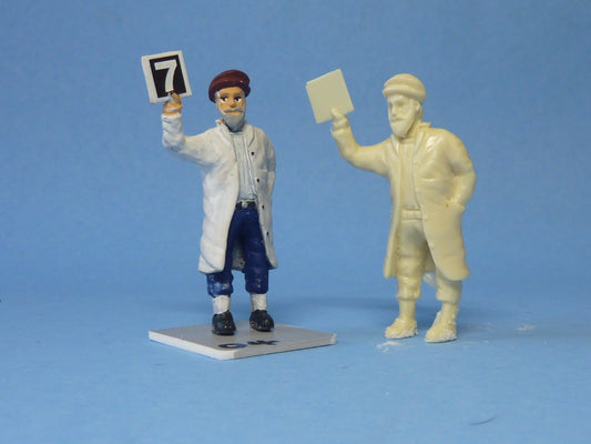 Man with Beard and Number Card (FIG-401)