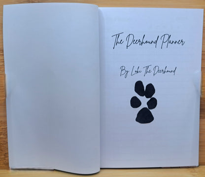Loki the Deerhound, Daily Planner, Loki at the Marsh, Paperback