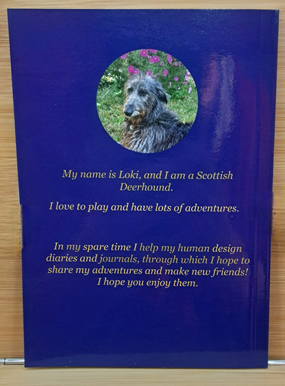 Loki the Deerhound, Daily Planner, Loki at the Marsh, Paperback