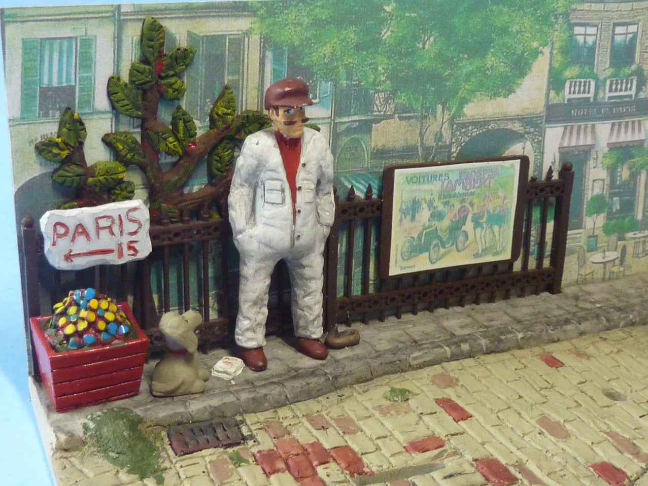 French Street Scene Diorama Kit (D-101)