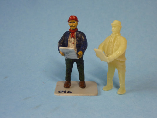 Man with Neckerchief and Notepad (FIG-1601)